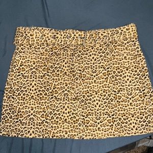 Cheetah Print / Animal Print Skirt